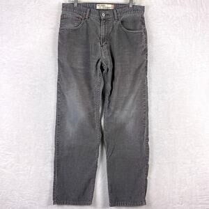 VTG Levis 559 Corduroy Pants Men 33x32 (32x32) Gray Relaxed Straight Baggy Faded